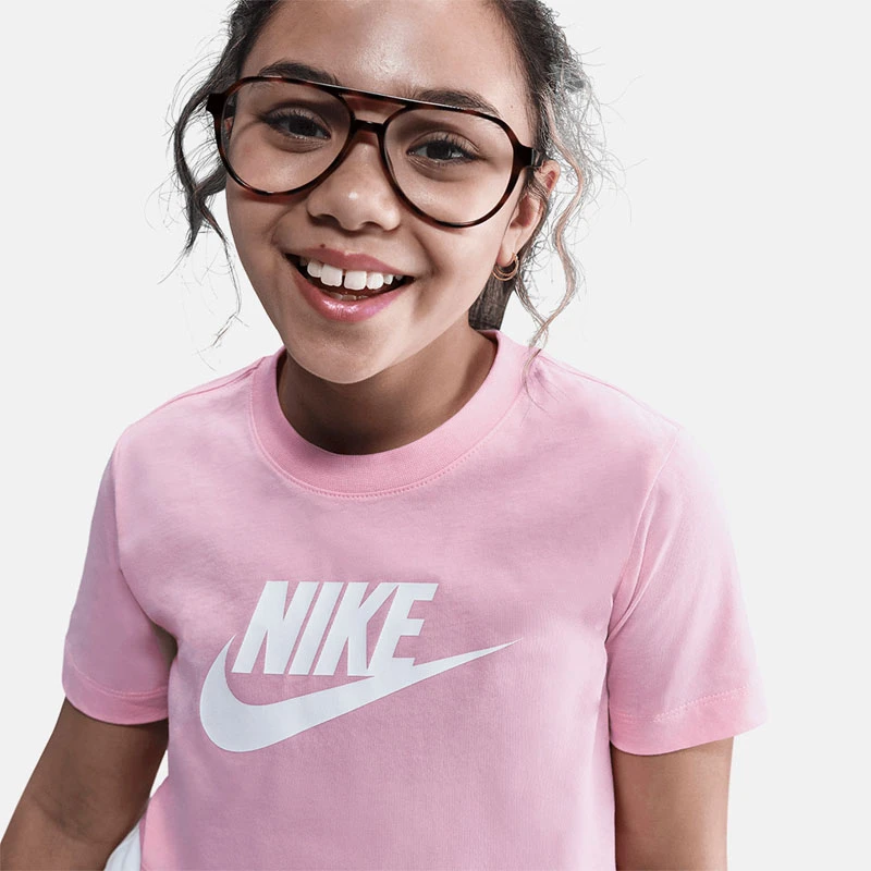 Детска Тениска Nike G NSW TEE CROP FUTURA HBR - FZ5548-690